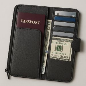 18 RFID-blocking Travel Wallet - All-in-One Passport Case